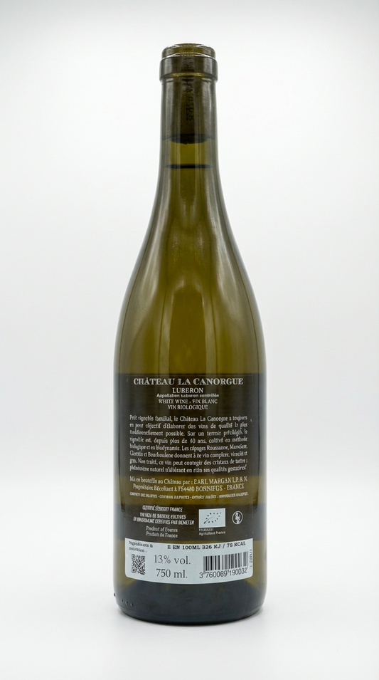 Château La Canorgue Luberon Blanc AOC 2023 - Premium Bio-Weißwein aus der Provence - Familienweingut seit 40 Jahren - Jetzt online kaufen