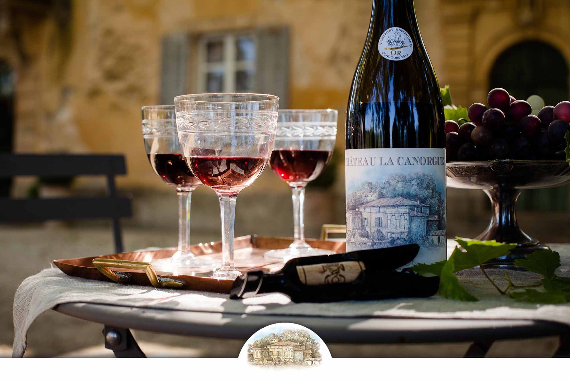 Château La Canorgue Premium Weinflaschen - AOC Luberon Rot Rosé Blanc - Perfektes Weihnachts-Probierpaket - Flash Sale Bundle Angebot