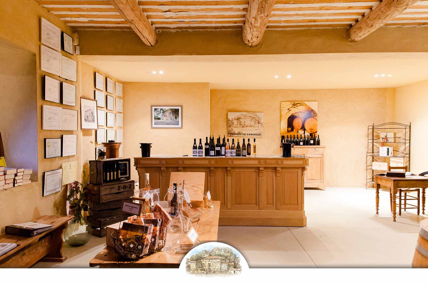 Château La Canorgue Weinverkostung - Bio-Weine online bestellen - Weihnachts-Geschenkgutschein inklusive - Flash Sale kostenloser Versand