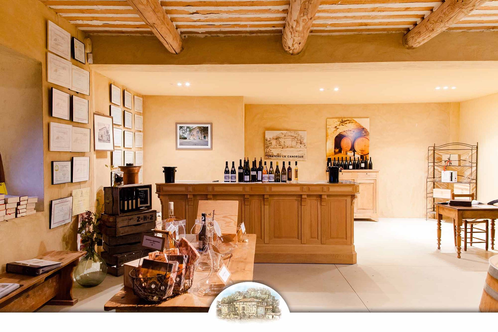 Château La Canorgue Weinverkostung - Bio-Weine online bestellen - Weihnachts-Geschenkgutschein inklusive - Flash Sale kostenloser Versand