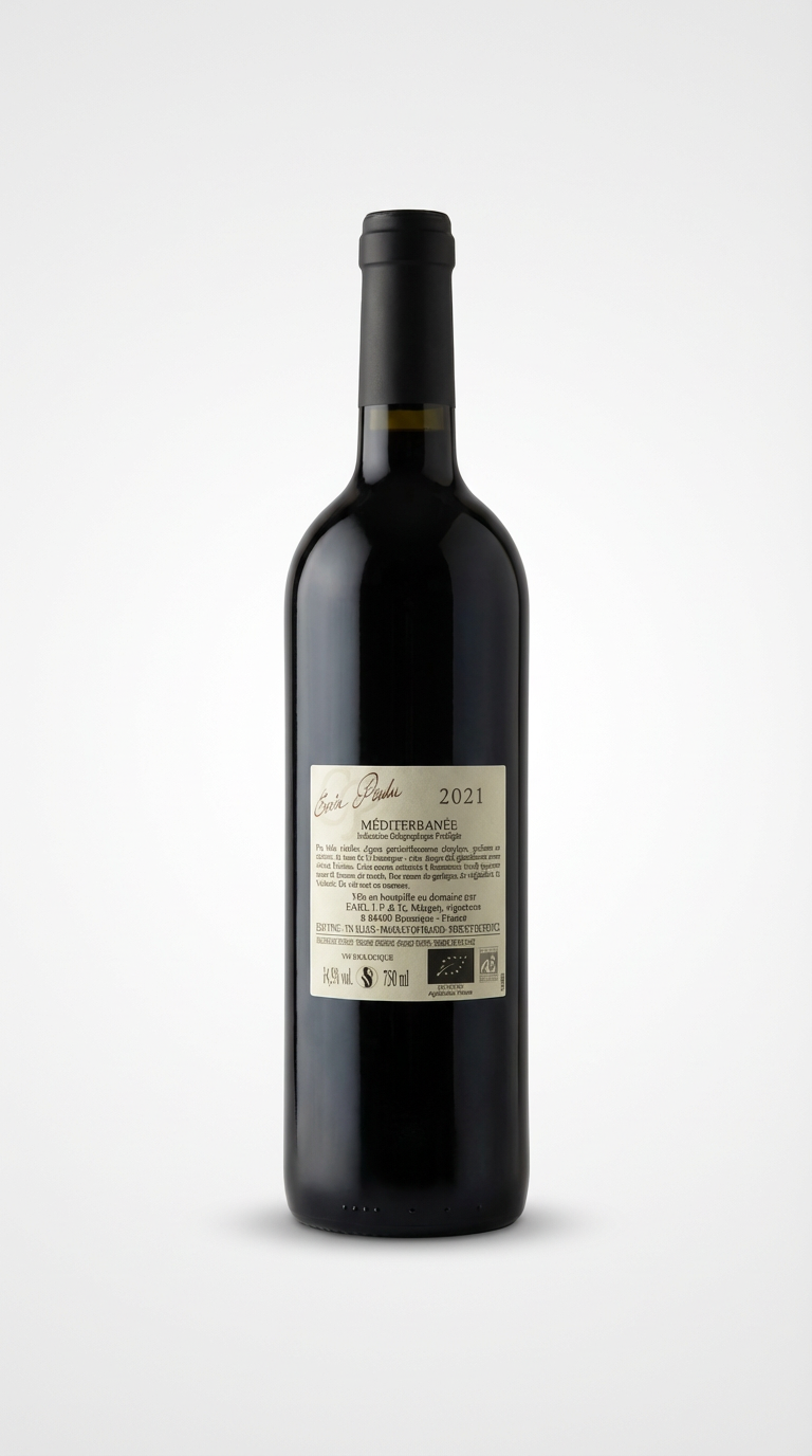 Coin Perdu Méditerranée IGP 2021 - Exklusiver Bio-Rotwein aus alten Reben - Syrah Dominanz - Limitierte Produktion - Premium Provence Rotwein kaufen